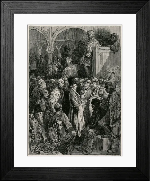 Framed Print : BILLINGSGATE - DORE 4