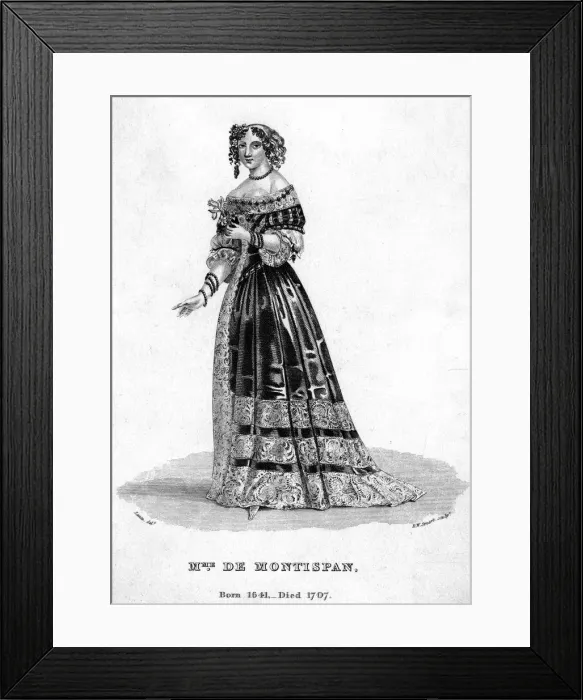 Framed Print : MME DE MONTESPAN Framed Print : MME DE MONTESPAN