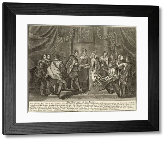 Framed Print : CHARLES I WEDS H. MARIA Framed Print : CHARLES I WEDS H. MARIA