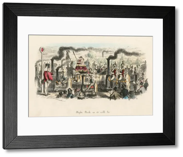 Framed Print : Hyde Park Steamed Up Framed Print : Hyde Park Steamed Up