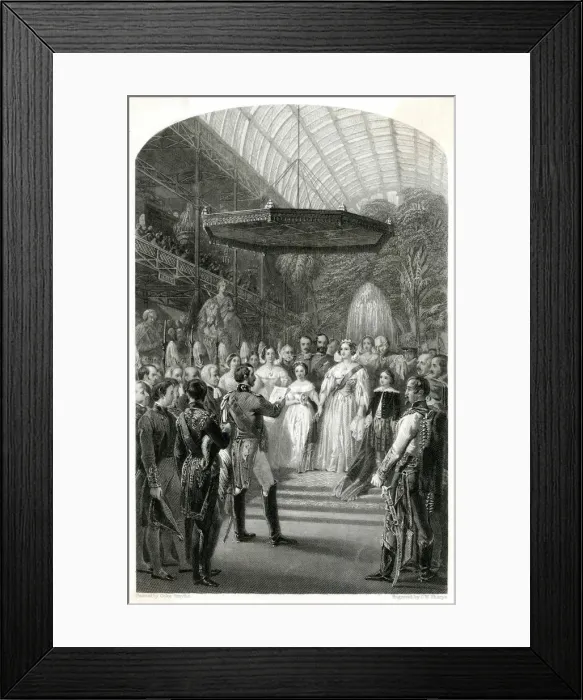 Framed Print : CRYSTAL PALACE / OPENING Framed Print : CRYSTAL PALACE / OPENING