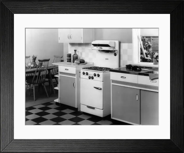 Framed Print : KITCHEN / CIRCA 1960 Framed Print : KITCHEN / CIRCA 1960