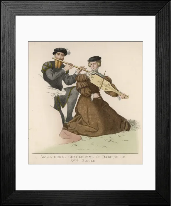 Framed Print : Flute - Viol 1550 Framed Print : Flute - Viol 1550