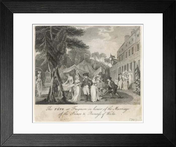 Framed Print : GEORGE IV WEDS CAROLINE Framed Print : GEORGE IV WEDS CAROLINE