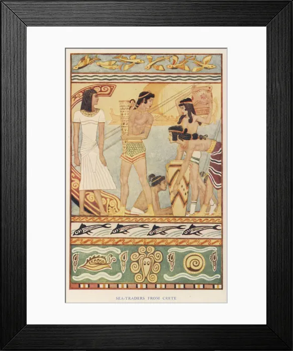 Framed Print : CRETAN SEA-TRADERS Framed Print : CRETAN SEA-TRADERS