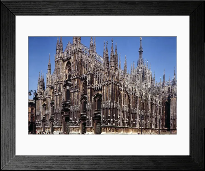 Framed Print : MILAN CATHEDRAL 1984 Framed Print : MILAN CATHEDRAL 1984
