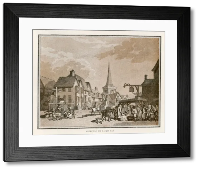 Framed Print : CUCKFIELD / SUSSEX / 1789 Framed Print : CUCKFIELD / SUSSEX / 1789