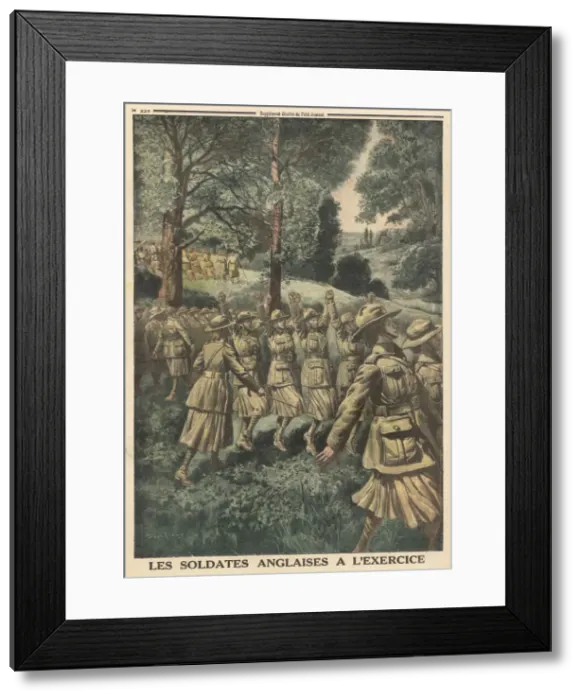 Framed Print : WWI / BRITISH WOMEN TRAIN Framed Print : WWI / BRITISH WOMEN TRAIN