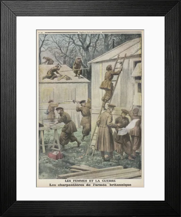 Framed Print : WWI / BRITISH WOMEN Framed Print : WWI / BRITISH WOMEN