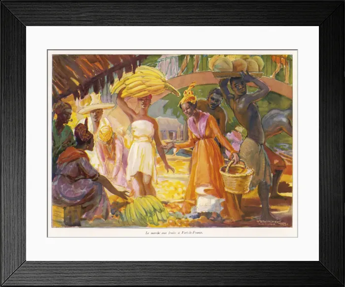 Framed Print : CARRYING BANANAS / WINDIE Framed Print : CARRYING BANANAS / WINDIE