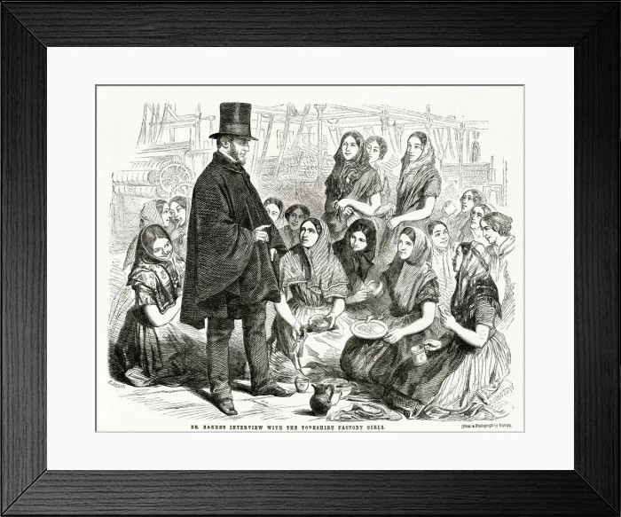Framed Print : Mill Girls Lectured Framed Print : Mill Girls Lectured