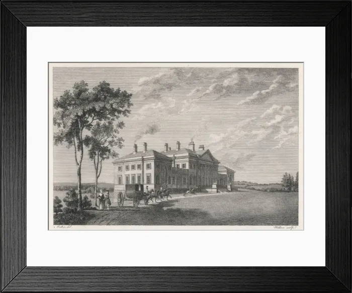 Framed Print : HAREWOOD HOUSE / 1788 Framed Print : HAREWOOD HOUSE / 1788