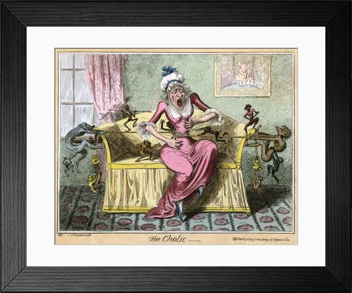 Framed Print : CRUIKSHANK: CHOLIC