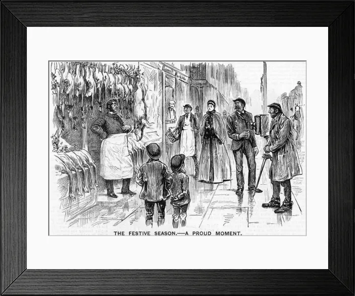 Framed Print : PHOTOGRAPHING POULTERER Framed Print : PHOTOGRAPHING POULTERER