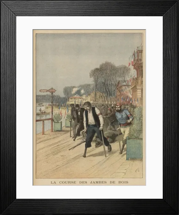 Framed Print : SPORT FOR DISABLED / 1895 Framed Print : SPORT FOR DISABLED / 1895