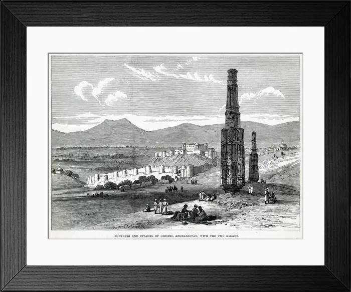 Framed Print : AFGHANISTAN / GHUZNI / 1878 Framed Print : AFGHANISTAN / GHUZNI / 1878