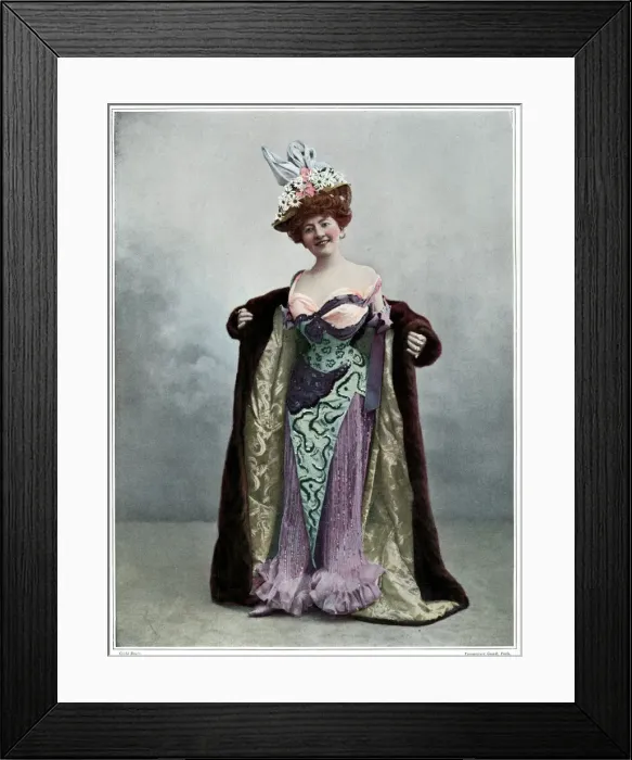 Framed Print : MLLE MEALY 1899 Framed Print : MLLE MEALY 1899