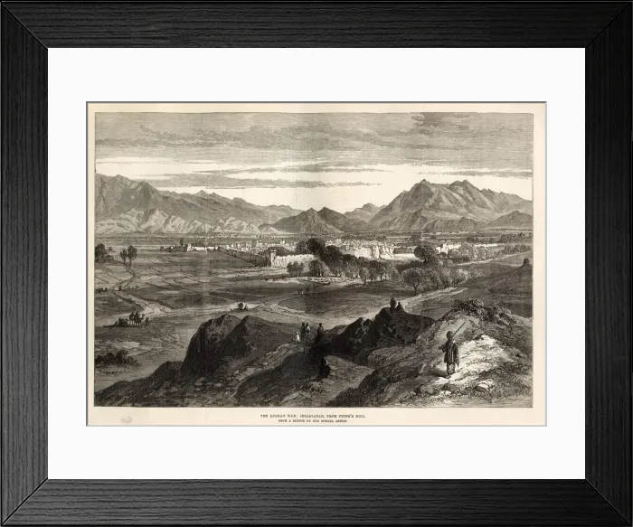 Framed Print : Afghan War - The Fort at Jellalabad Framed Print : Afghan War - The Fort at Jellalabad