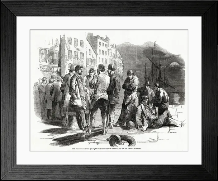 Framed Print : Northern Strike 1846 Framed Print : Northern Strike 1846