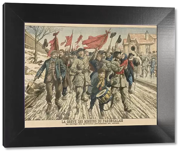 FRENCH MINERS STRIKE