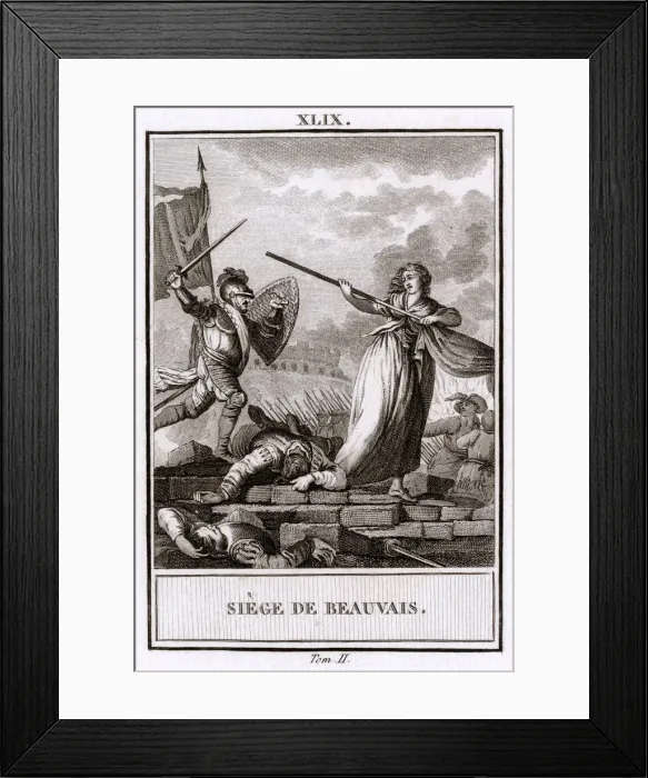 Framed Print : SIEGE OF BEAUVAIS 1472 Framed Print : SIEGE OF BEAUVAIS 1472