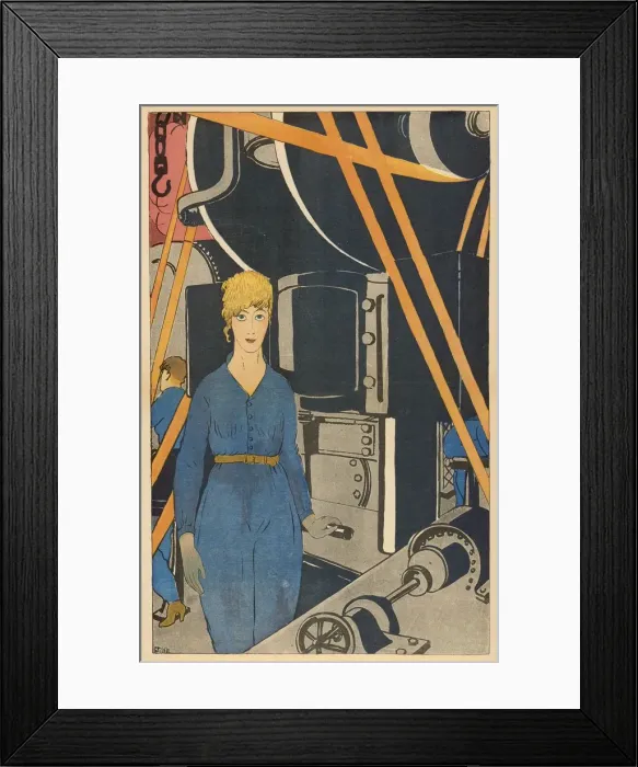 Framed Print : WOMEN IN FACTORY / 1917 Framed Print : WOMEN IN FACTORY / 1917