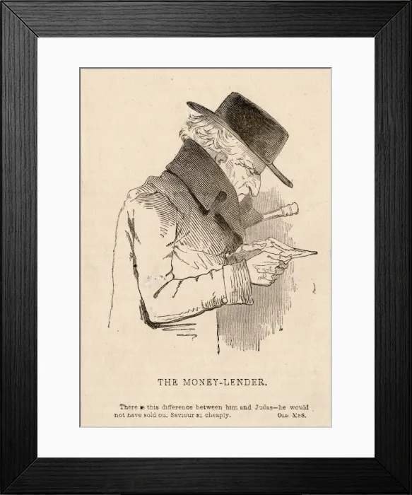 Framed Print : ARCHETYPAL MONEY LENDER Framed Print : ARCHETYPAL MONEY LENDER
