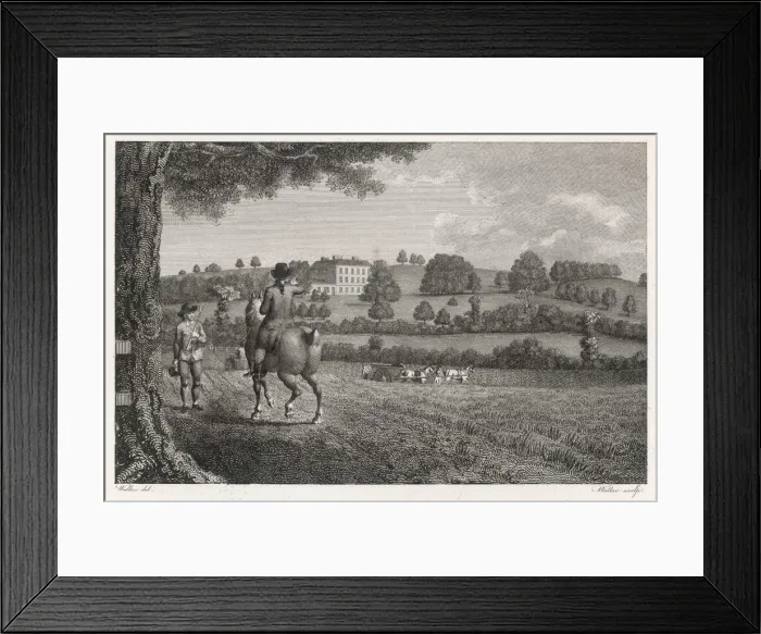 Framed Print : KNIGHTS HILL / SURREY 1788 Framed Print : KNIGHTS HILL / SURREY 1788
