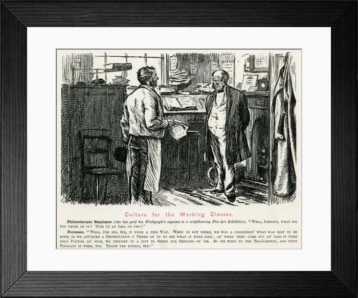 Framed Print : Culture for working classes Framed Print : Culture for working classes