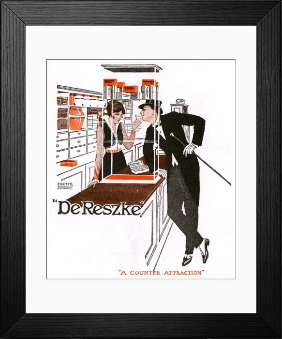 Framed Print : CIGARETTE COUNTER / 1915 Framed Print : CIGARETTE COUNTER / 1915