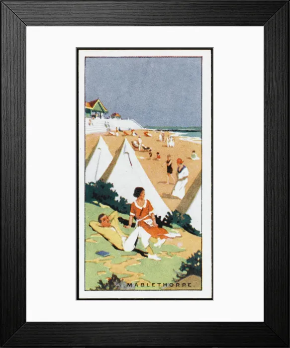 Framed Print : MABLETHORPE / 1920S CIG Framed Print : MABLETHORPE / 1920S CIG