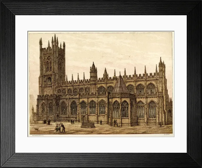 Framed Print : MANCHESTER CATHEDRAL Framed Print : MANCHESTER CATHEDRAL