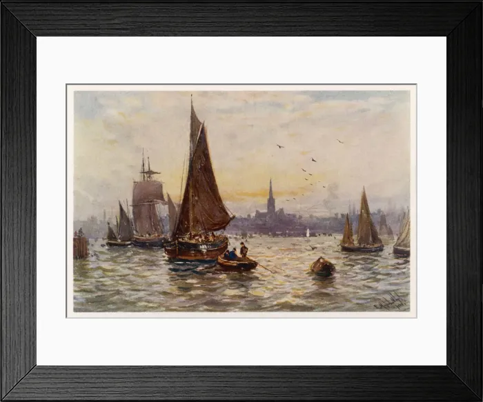 Framed Print : NORFOLK / BREYDON WATER Framed Print : NORFOLK / BREYDON WATER