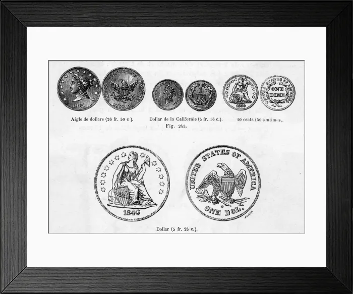 Framed Print : AMERICAN DOLLARS Framed Print : AMERICAN DOLLARS