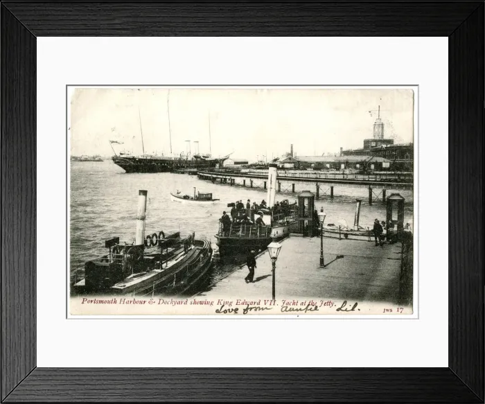 Framed Print : PORTSMOUTH / ROYAL YACHT Framed Print : PORTSMOUTH / ROYAL YACHT
