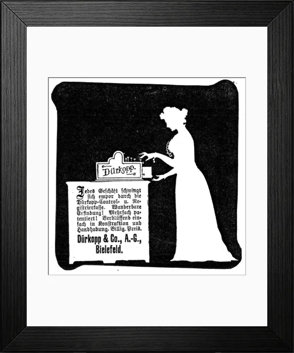 Framed Print : DURKOPP CASH REGISTER Framed Print : DURKOPP CASH REGISTER