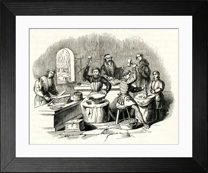 Framed Print : COINING PROCESS Framed Print : COINING PROCESS