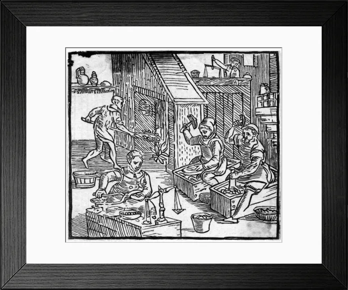 Framed Print : COINING 1577 Framed Print : COINING 1577