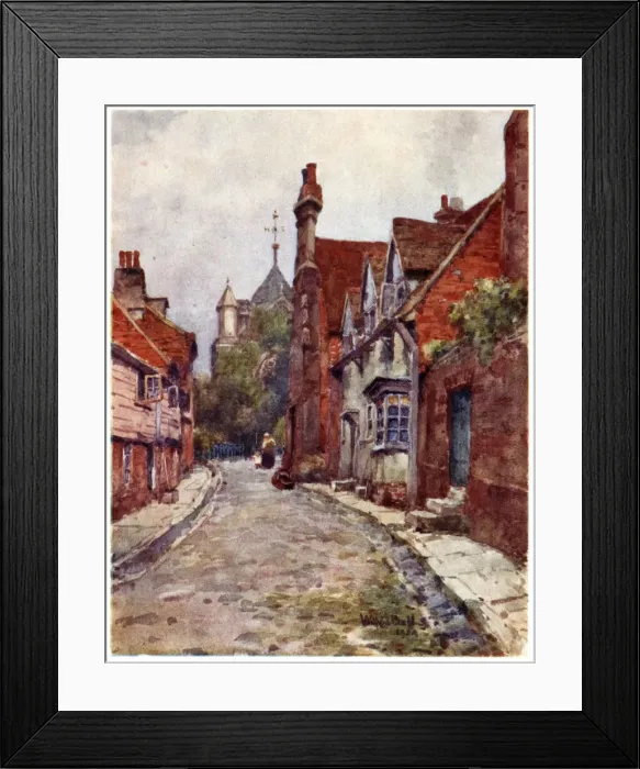 Framed Print : Rye, Sussex: St Marys Church Framed Print : Rye, Sussex: St Marys Church