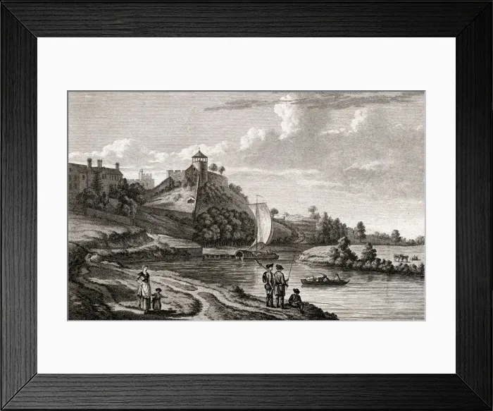Framed Print : SHREWSBURY CASTLE / 1777 Framed Print : SHREWSBURY CASTLE / 1777