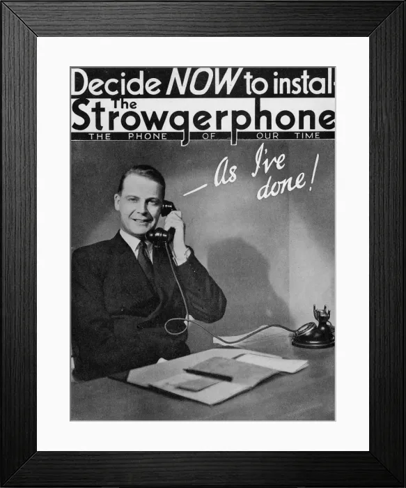 Framed Print : THE STROWGERPHONE Framed Print : THE STROWGERPHONE