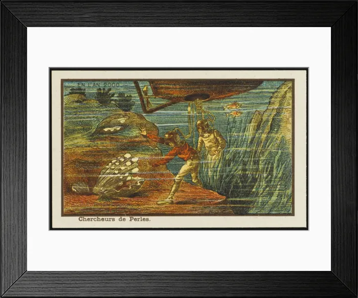 Framed Print : Futuristic Pearl Hunting Framed Print : Futuristic Pearl Hunting