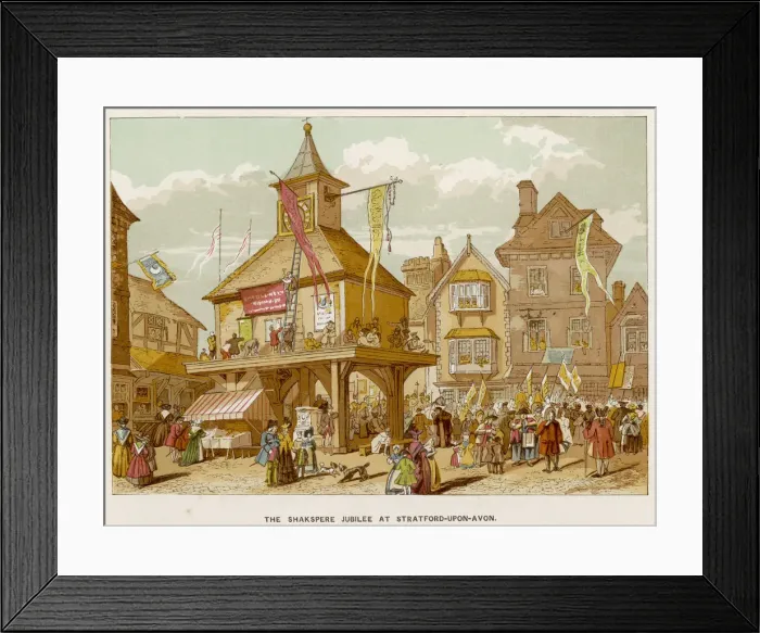 Framed Print : Shakespeare Jubilee, Stratford Framed Print : Shakespeare Jubilee, Stratford