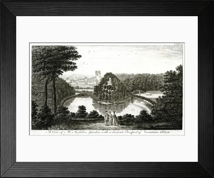 Framed Print : STUDLEY ROYAL / GARDEN 18C Framed Print : STUDLEY ROYAL / GARDEN 18C
