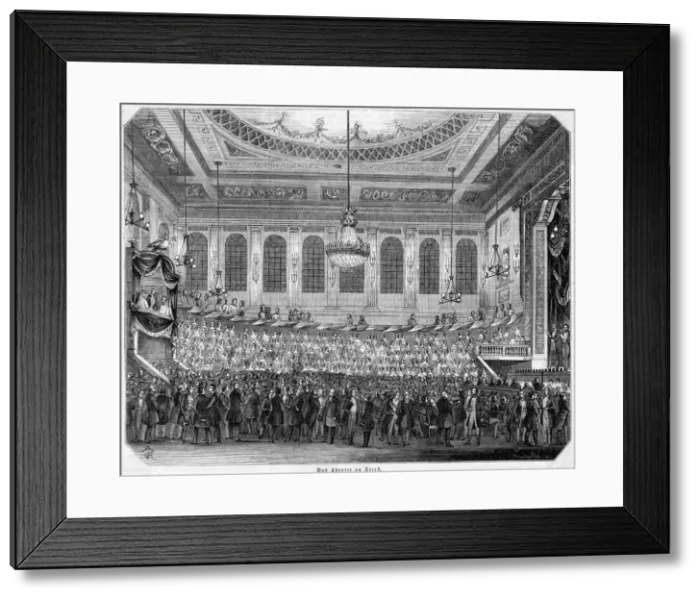 Framed Print : TRIESTE THEATRE, 1845 Framed Print : TRIESTE THEATRE, 1845
