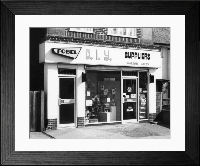 Framed Print : D. I. Y. STORE / WALTON Framed Print : D. I. Y. STORE / WALTON