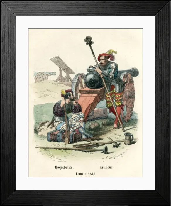 Framed Print : 16TH CENTURY SOLDIERS Framed Print : 16TH CENTURY SOLDIERS
