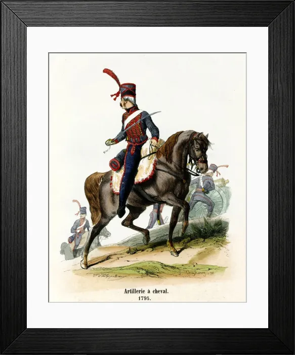 Framed Print : FRENCH C18 CAVALRY
