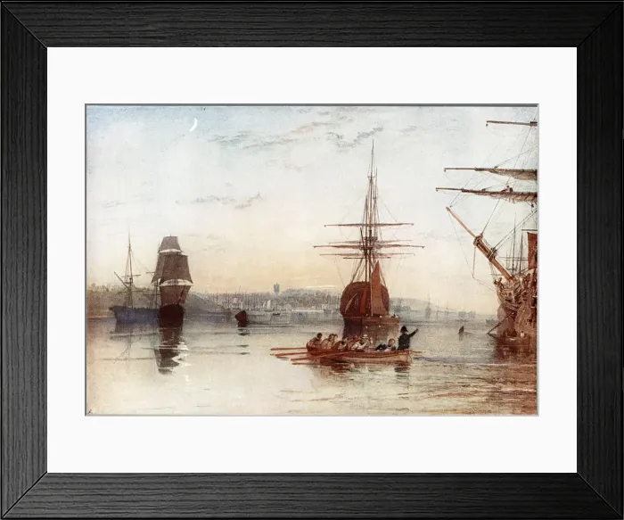 Framed Print : ISLE OF WIGHT / COWES 1830 Framed Print : ISLE OF WIGHT / COWES 1830