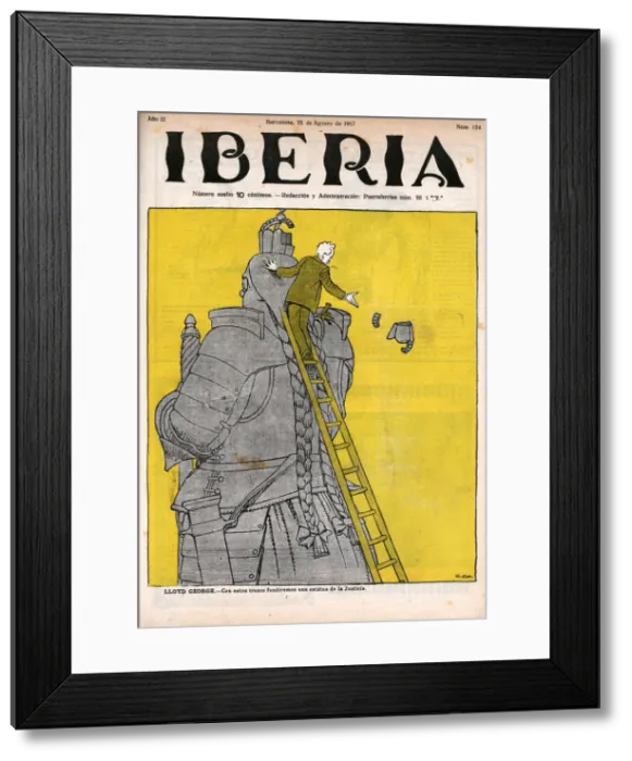 Framed Print : LLOYD GEORGE AND GERMANY Framed Print : LLOYD GEORGE AND GERMANY